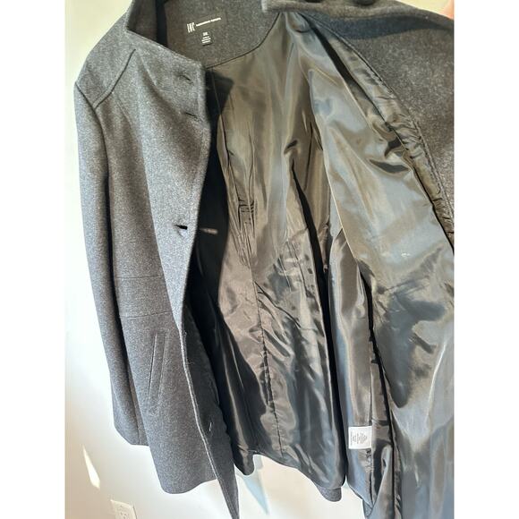 Inc International Concepts Pea Coat Womens Dark Gray Wool Blend Size XXL NWT - Picture 10 of 13